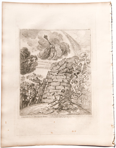 Overthrow of the Republican Babel by James GillaryApotheosis of the Corsican Phoenix